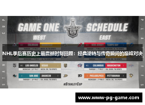 NHL季后赛历史上最震撼时刻回顾：经典逆转与传奇瞬间的巅峰对决